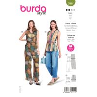 Tipar salopeta&Top, in 2 variante, multi-masura 34-44, Burda Style 5914