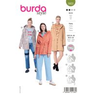 Tipar Parka, in 3 variante, multi-masura 34-48, Burda Style 5923