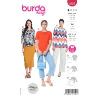 Tipar Top, in 3 variante, multi-masura 34-48, Burda Style 5926