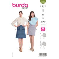 Tipar fusta, in 2 variante, multi-masura 34-44, Burda Style 5930