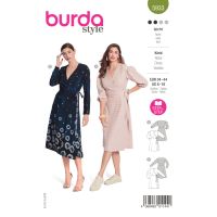 Tipar rochie, in 2 variante, multi-masura 34-44, Burda Style 5933