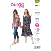 Tipar bluza si rochie, in 2 variante, 5980