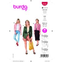 Tipar cardigan cu decolteu rotund 6123