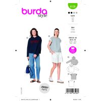 Tipar bluza cu dantela si hanorac 6128