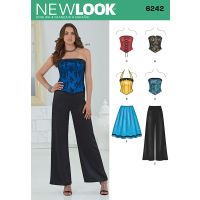 Corset, pantaloni si fusta