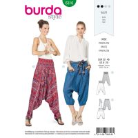 Tipar Burda pantaloni femei 6316