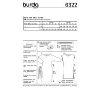 Tipar Burda rochii casual 6322