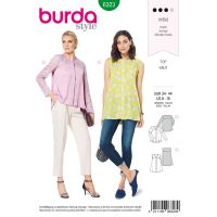 Tipar Burda bluze femei 6323