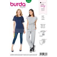 Tipar Burda bluze femei 6330