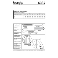Tipar Burda jachete femei 6334
