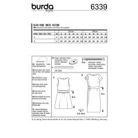 Tipar Burda rochii 6339