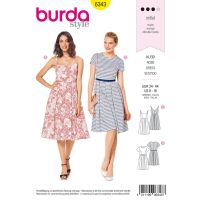 Tipar Burda rochii casual 6343