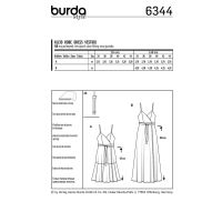 Tipar Burda rochii 6344