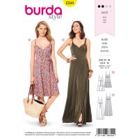 Tipar Burda rochii 6344