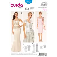 Tipar Burda rochie 6646