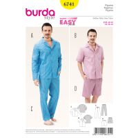 Tipar  Pijama Burda 6741