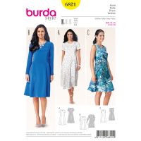 Tipar Rochie Burda 6821