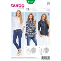 Tipar Bluza Burda 6849