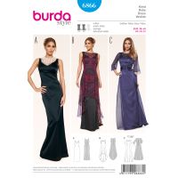 Tipar Rochii de seara Burda 6866