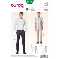 Burda 6933 Pantaloni barbatesti