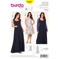 Burda 6947 Rochie si Jacheta