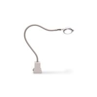 Lampa pentru croitorie, 230 V, 500 lumeni, 5000K caldura luminii, brat de aluminiu si otel, corp din policarbonat, CCEA P996 alb