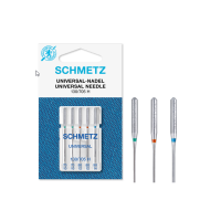 Set combinat 5 ace universale Schmetz, finete ac intre 70-100, pentru masina de cusut, sistem ac 130/705 H