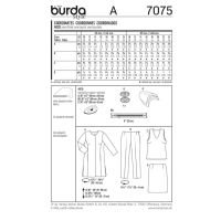 Tipar costum Burda 7075