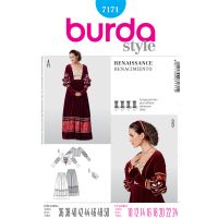 Tipar Rochie Medievala Burda 7171