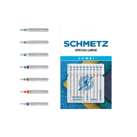 Set 10 ace Combi Special Large Schmetz, asortate: Universale, Jeans, Jersey, Piele, Microtex