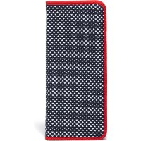 Penar cu model buline, alb si negru, pentru depozitarea acelor de tricotat si crosetelor, 45.1 x 19.5 x 2.7 cm, Prym