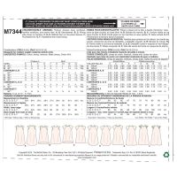 Tipar rochie M7344