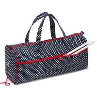 Geanta Lovely de depositare cu buline, alb si negru, 43 x 28.9 x 5 cm, Prym