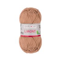 Fir 100% bumbac Limone pentru tricotat si crosetat, 125 m, 204 maro deschis Scholler