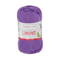 Fir 100% bumbac Limone pentru tricotat si crosetat, 125 m, 135 Violet, Scholler