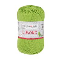 Fir 100% bumbac Limone pentru tricotat si crosetat, 125 m, 145 Verde mar, Scholler