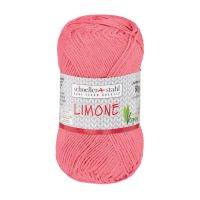 Fir 100% bumbac Limone pentru tricotat si crosetat, 125 m, 156 Roz flamingo, Scholler