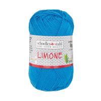 Fir 100% bumbac Limone pentru tricotat si crosetat, 125 m, 163 Albastru caraibe, Scholler