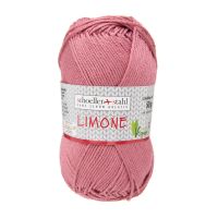 Fir 100% bumbac Limone pentru tricotat si crosetat, 125 m, 172 Roz prafuit, Scholler
