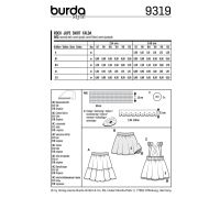 Tipar Burda fuste fetite 9319