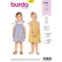 Tipar Burda rochii fetite 9320