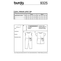 Tipar Burda salopete fetite 9325