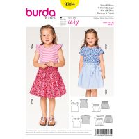 Tipar fusta si bluza 9364