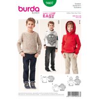 Tipar  Pulover Burda 9407