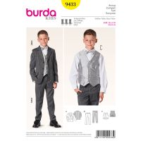 Burda 9433 Costum Copii