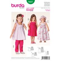 Burda 9437 Rochie si Pantaloni