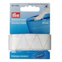 Elastic universal 25 mm latime, 1 m lungime, alb, Prym