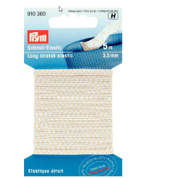 Elastic Prym, 3.5 mm, Alb