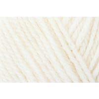 Fir de lana, aspect rustic si traditional pentru tricotat si crosetat, grosime fir nr 4 Mediu, 185 m, 100 g, Trachtenwolle Alb 00002