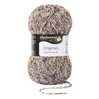 Fir de lana, aspect rustic si traditional pentru tricotat si crosetat, grosime fir nr 4 Mediu, 185 m, 100 g, Trachtenwolle Antic 00014